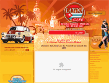 Tablet Screenshot of latinacafe.fr